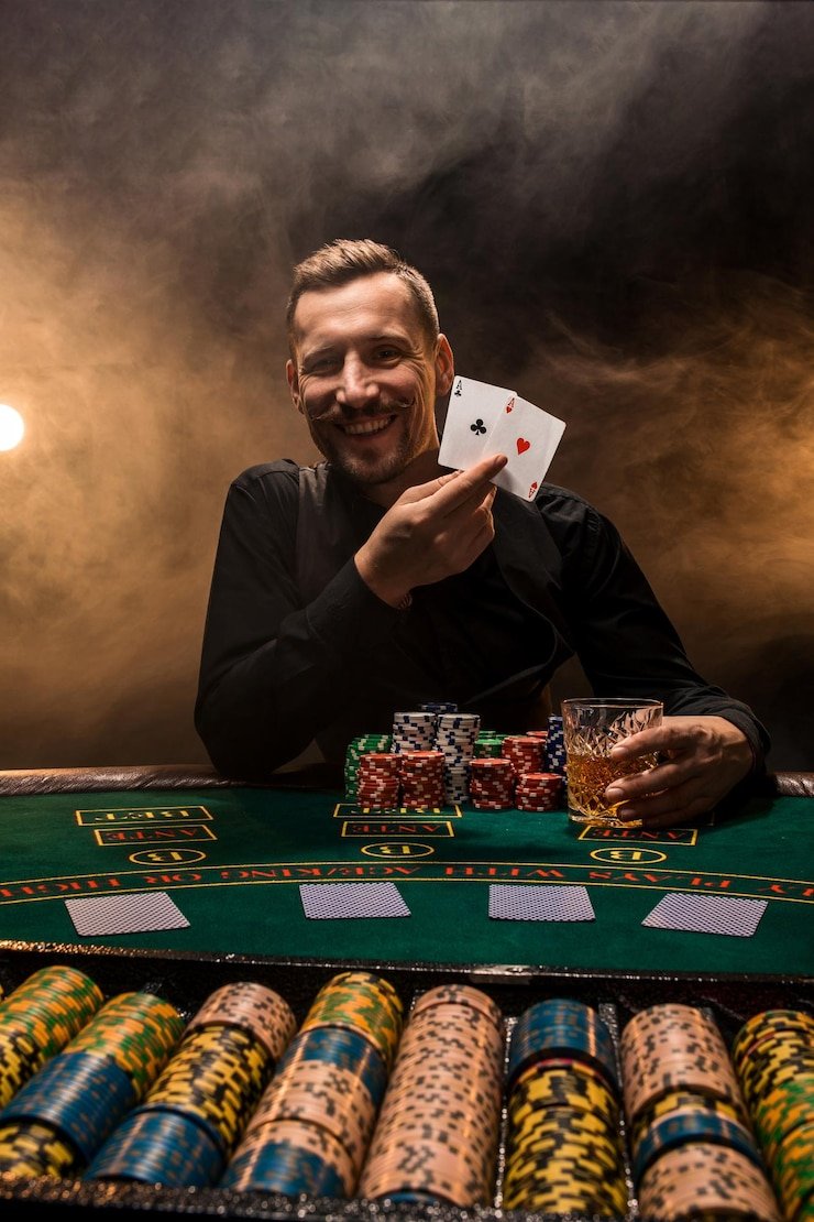 Tampilan fitur Cash Out pada meja blackjack kodemimpi di layar ponsel
